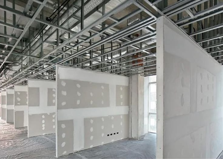 Gypsum partition work in Hyderabad